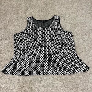 Lane Bryant Sleeveless Peplum Top